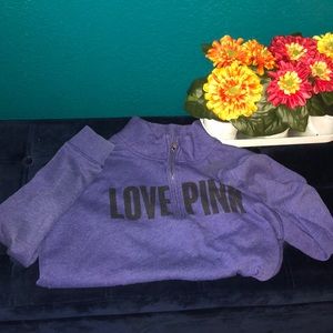 PINK Victoria’s secret quart zip jacket size S